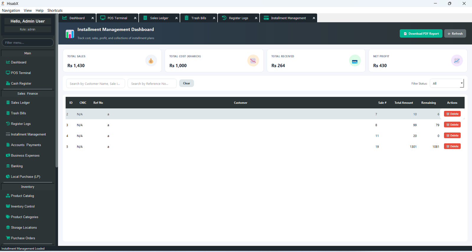 HisabX EMI Installment Management